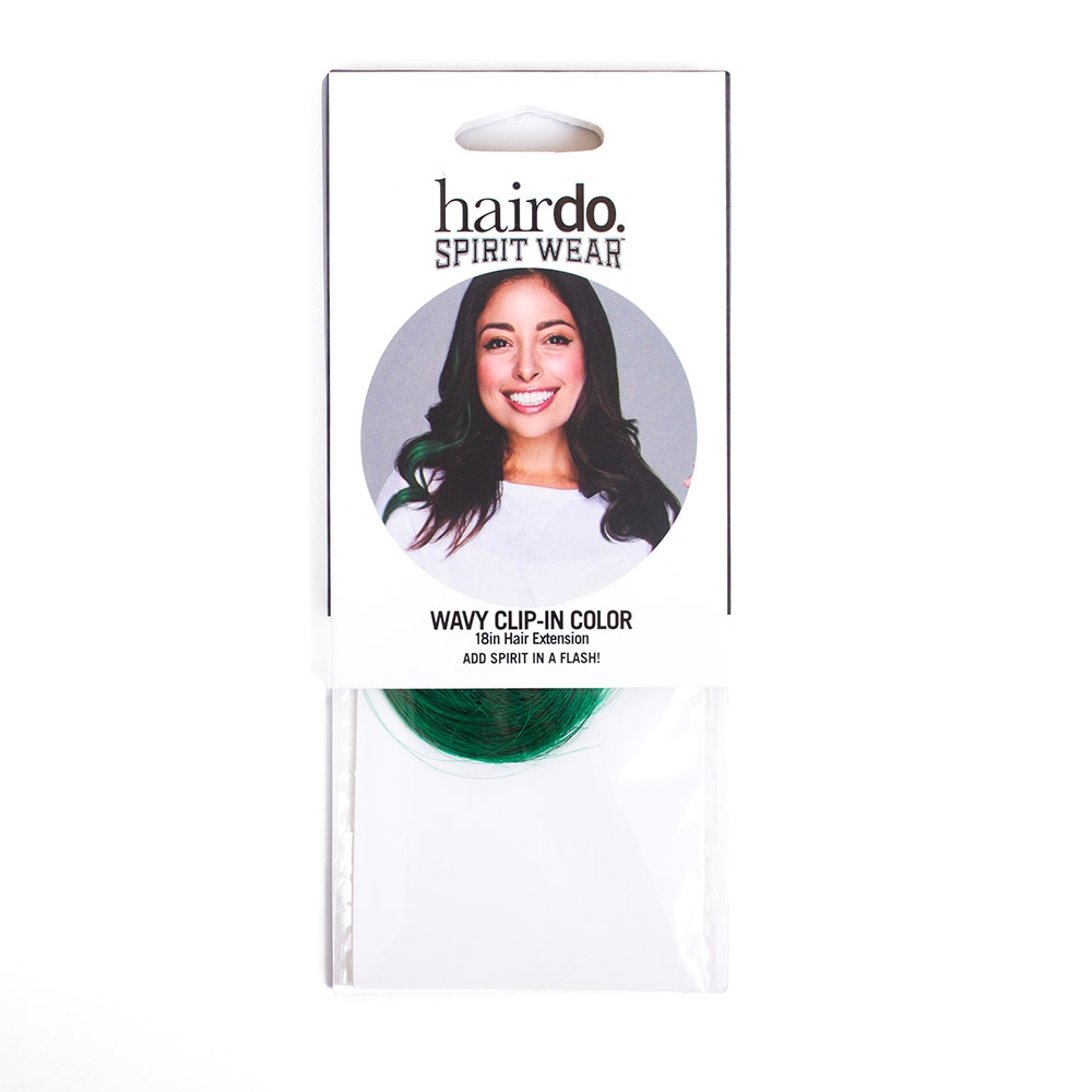 Ducks Spirit, Green, Hair Care, Accessories, Women, 18", HairUWear, Clip-in-Color, Wavy, Hair Extension, 951920